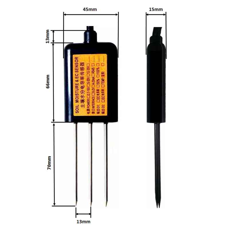 土壤温湿盐传感器介绍 土壤温湿盐传感器介绍